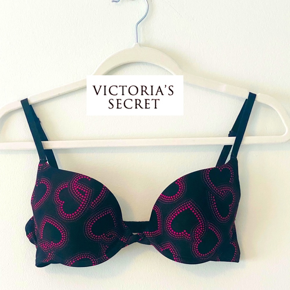 VS Sexy Little Things pink/black padded bra